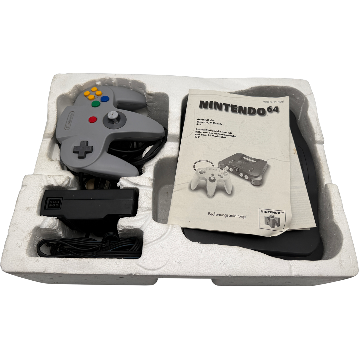 Nintendo 64 Schwarz Konsole