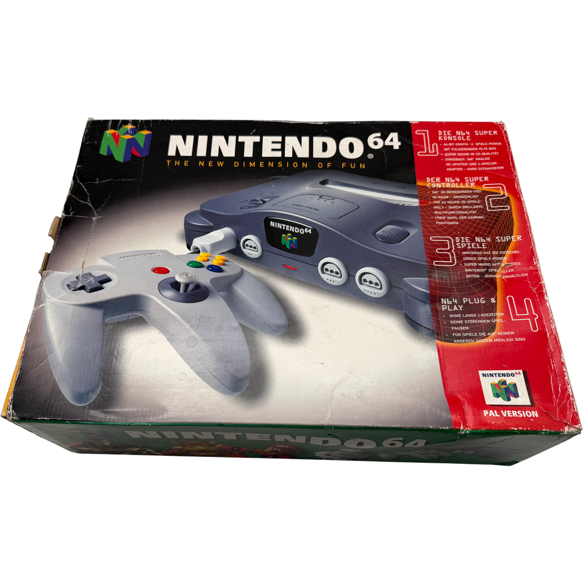 Nintendo 64 Schwarz Konsole