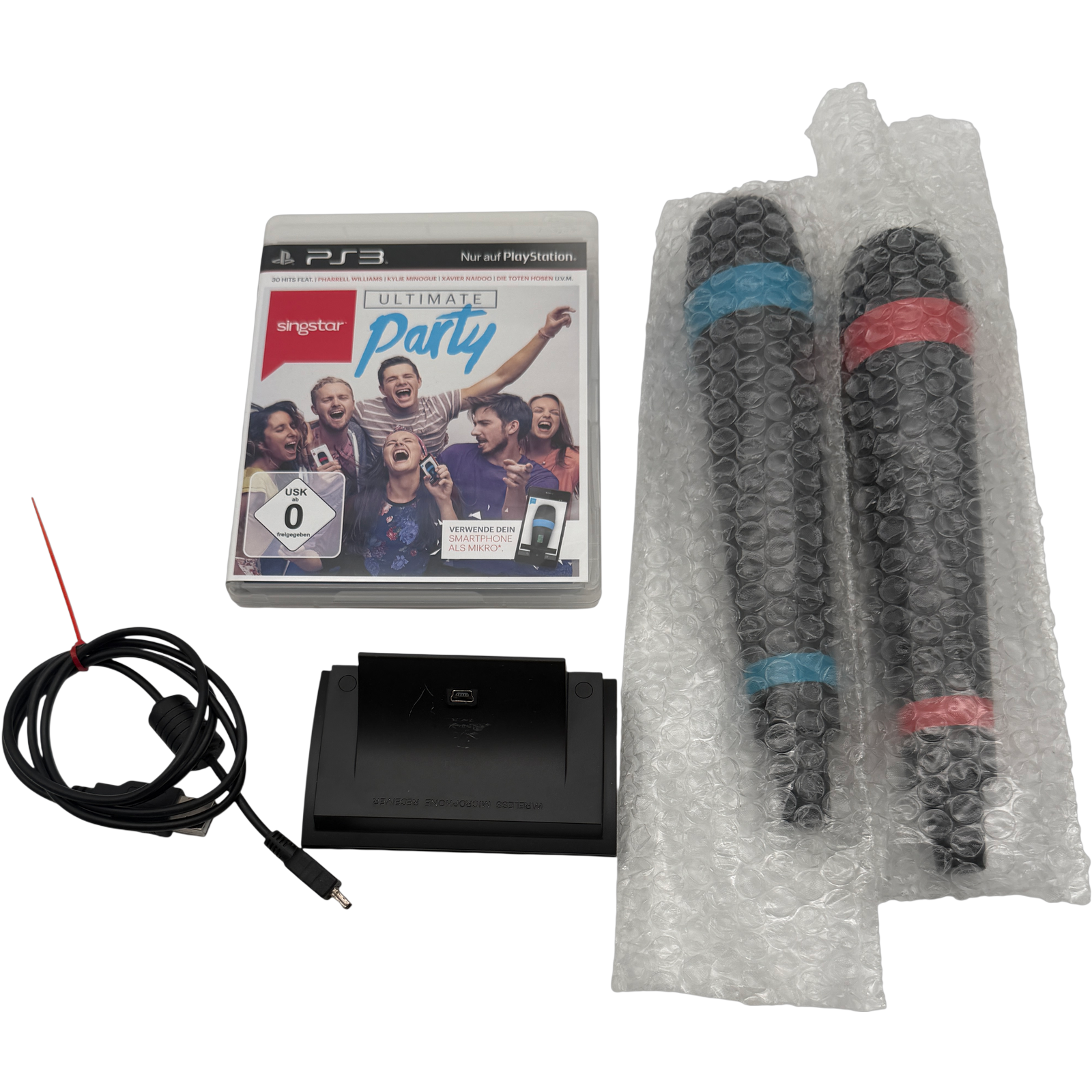 Singstar Ultimate Party ink. 2 USB Wireless Mikrophone