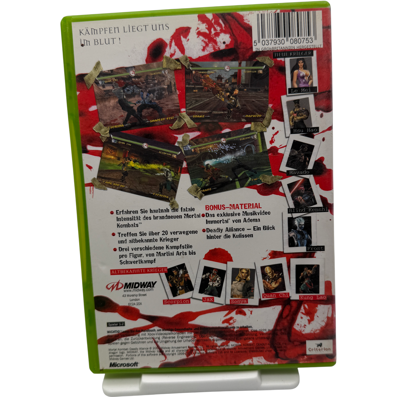 Mortal Kombat: Deadly Alliance