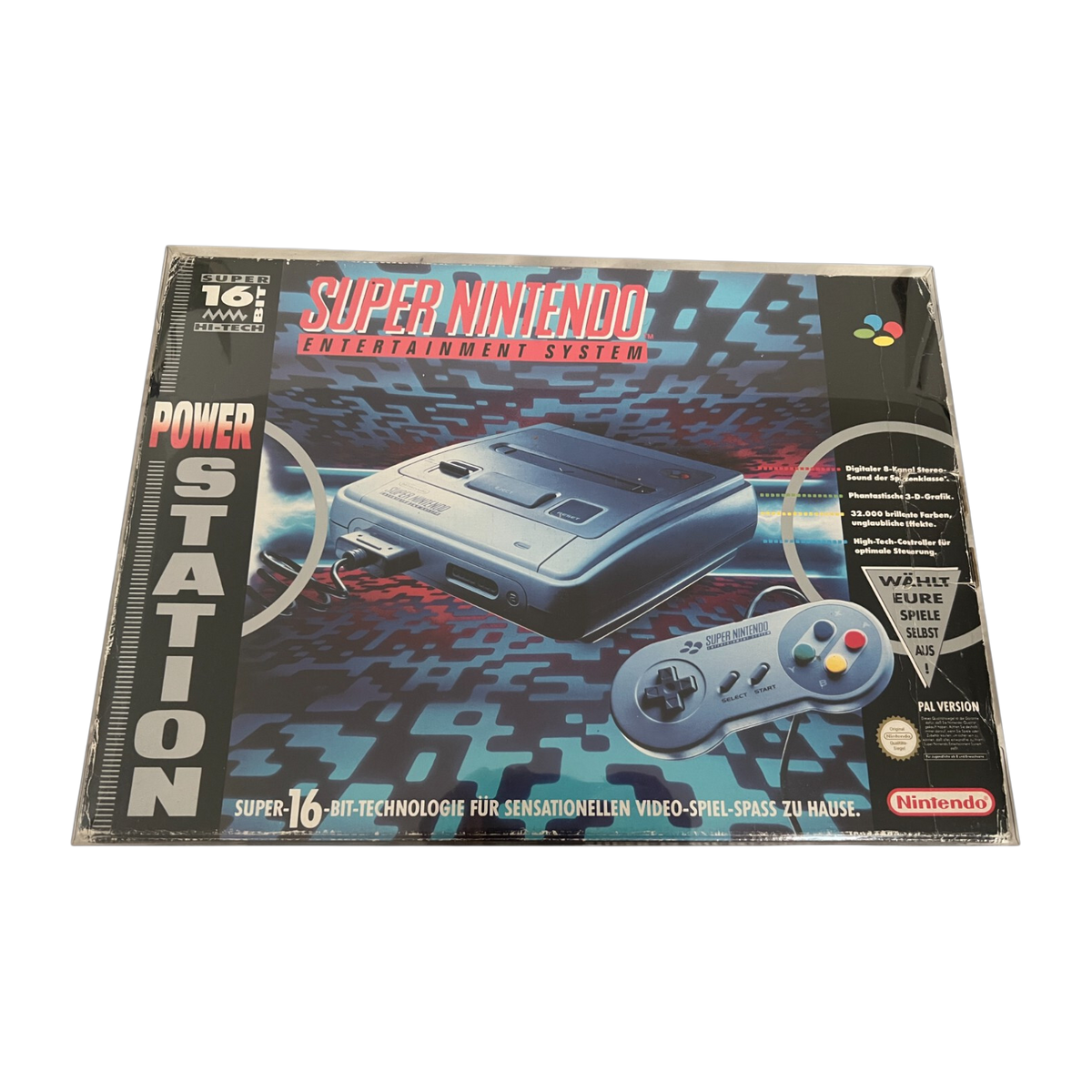SNES PAL Grau Konsole