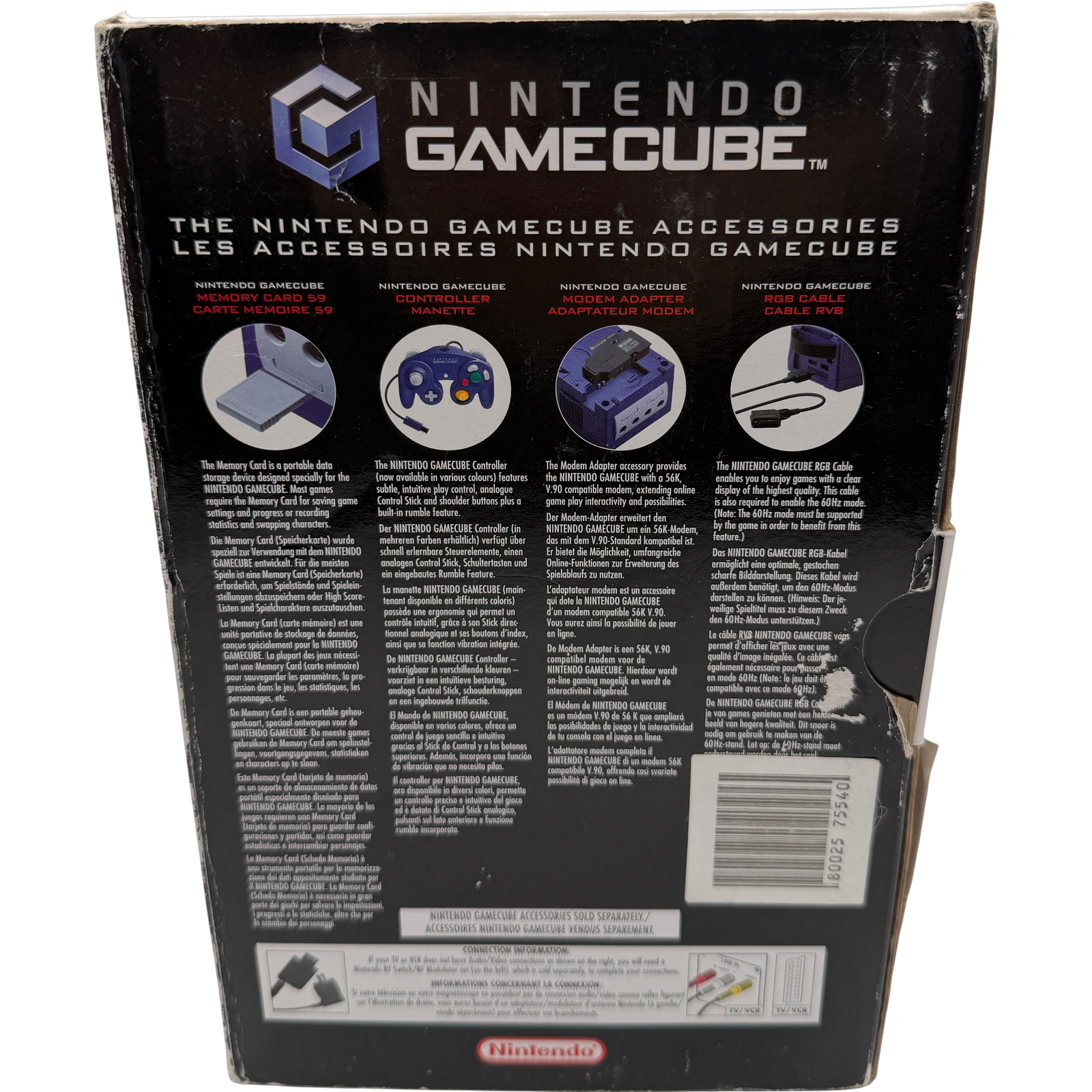 Nintendo GameCube Silber DOL-001 silver Konsole
