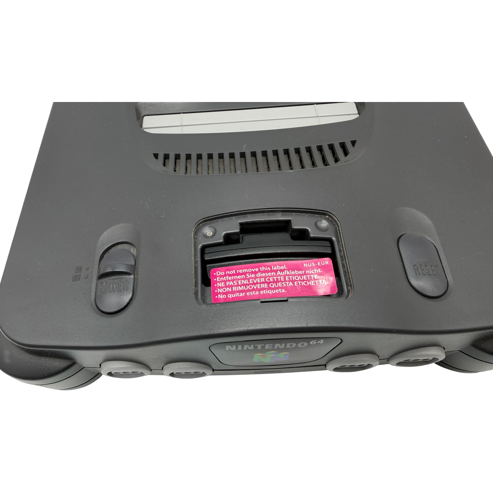 Nintendo 64 Schwarz (Charcoal Gray) Konsole