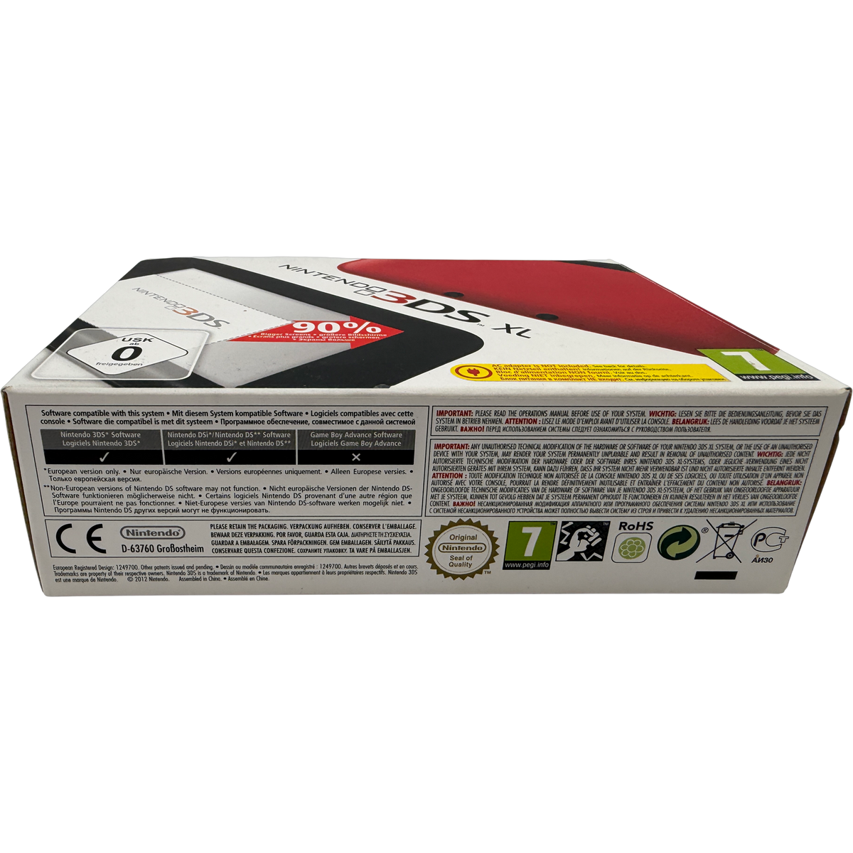Nintendo 3DS XL rot Konsole
