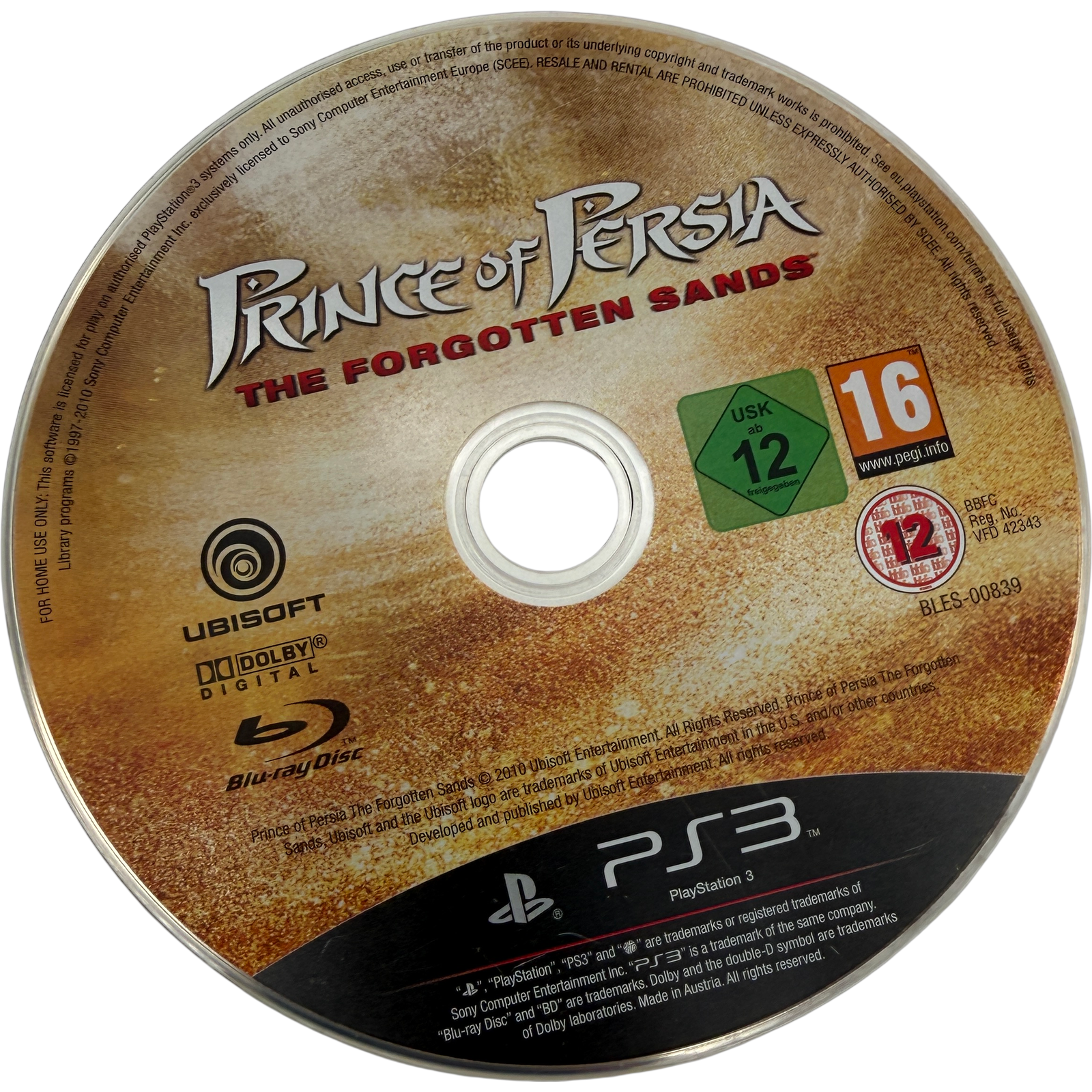 Prince of Persia the forgotten Sands