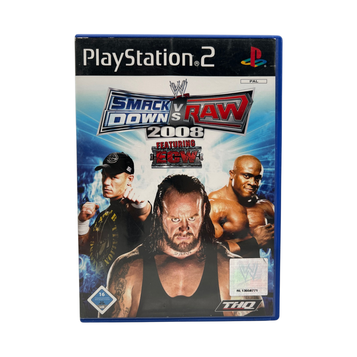 Smack Down vs Raw + Smack Down vs Raw 2008 ECW Bundle - Sony PlayStation 2