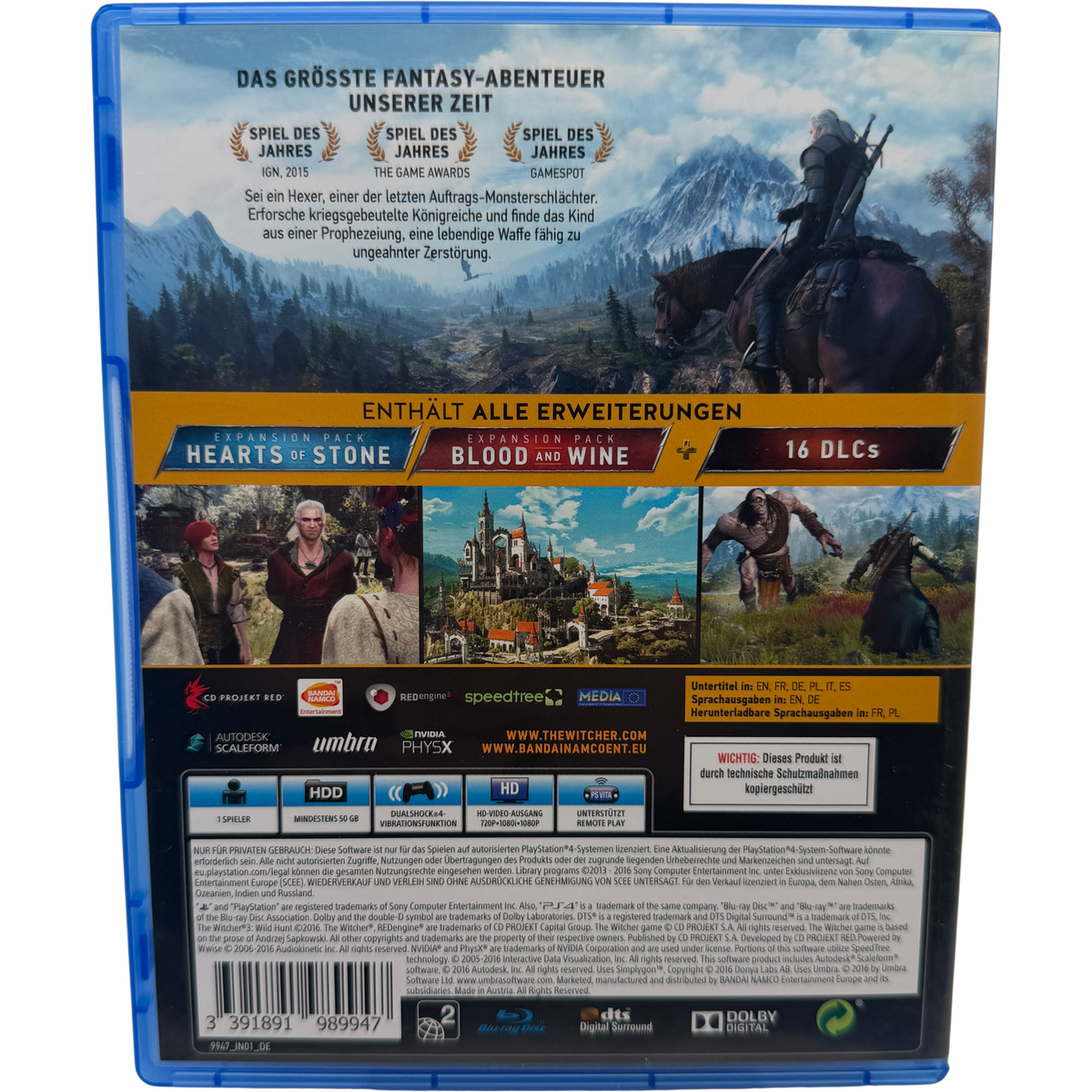 The Witcher 3-Wilde Jagd (Game of The Year Edition)