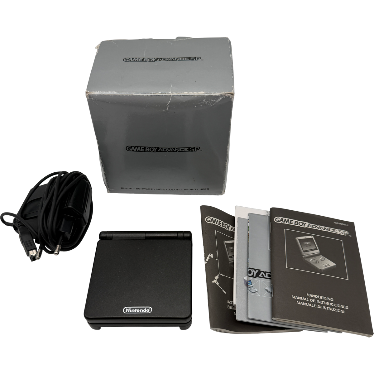 Nintendo Game Boy Advance SP AGS-001 schwarz Konsole