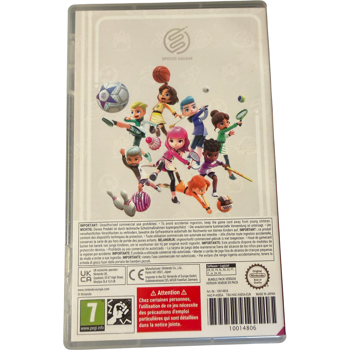 Switch Sports inkl. Beingurt