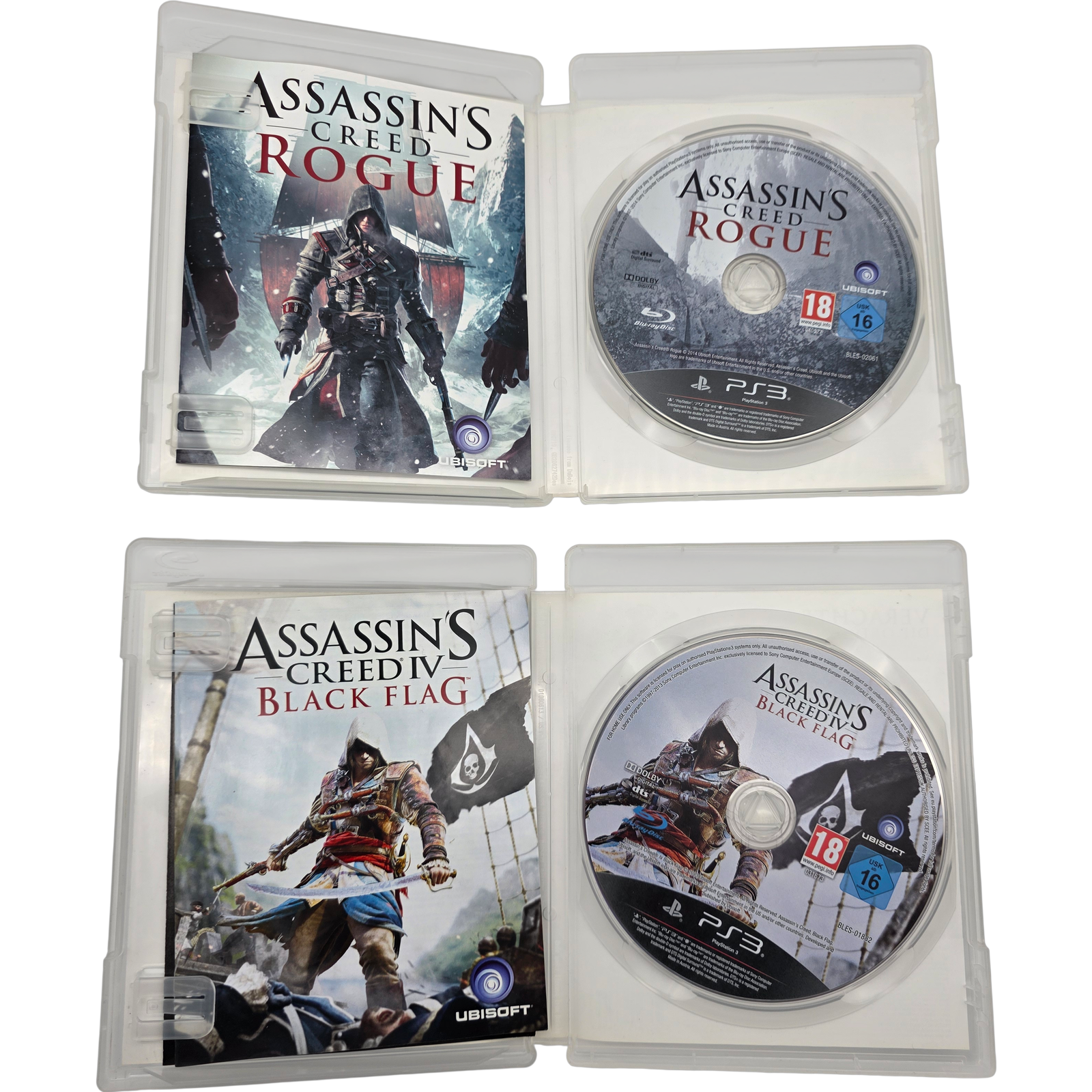 Assassin's Creed 3 & Heritage & Rogue & BlackFlag Bundle