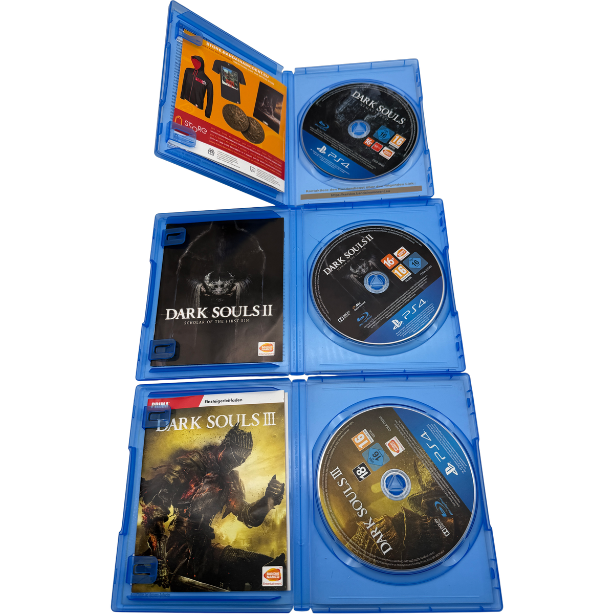 Dark Souls Remastered + 2 + 3 II III Bundle