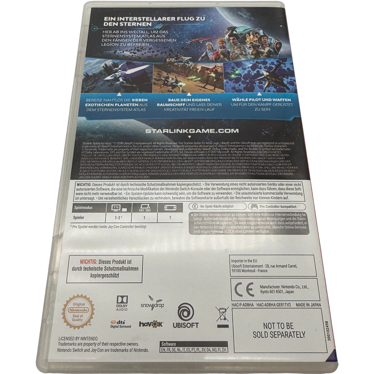 Starlink Battle for Atlas inkl. Raumschiff & Figuren