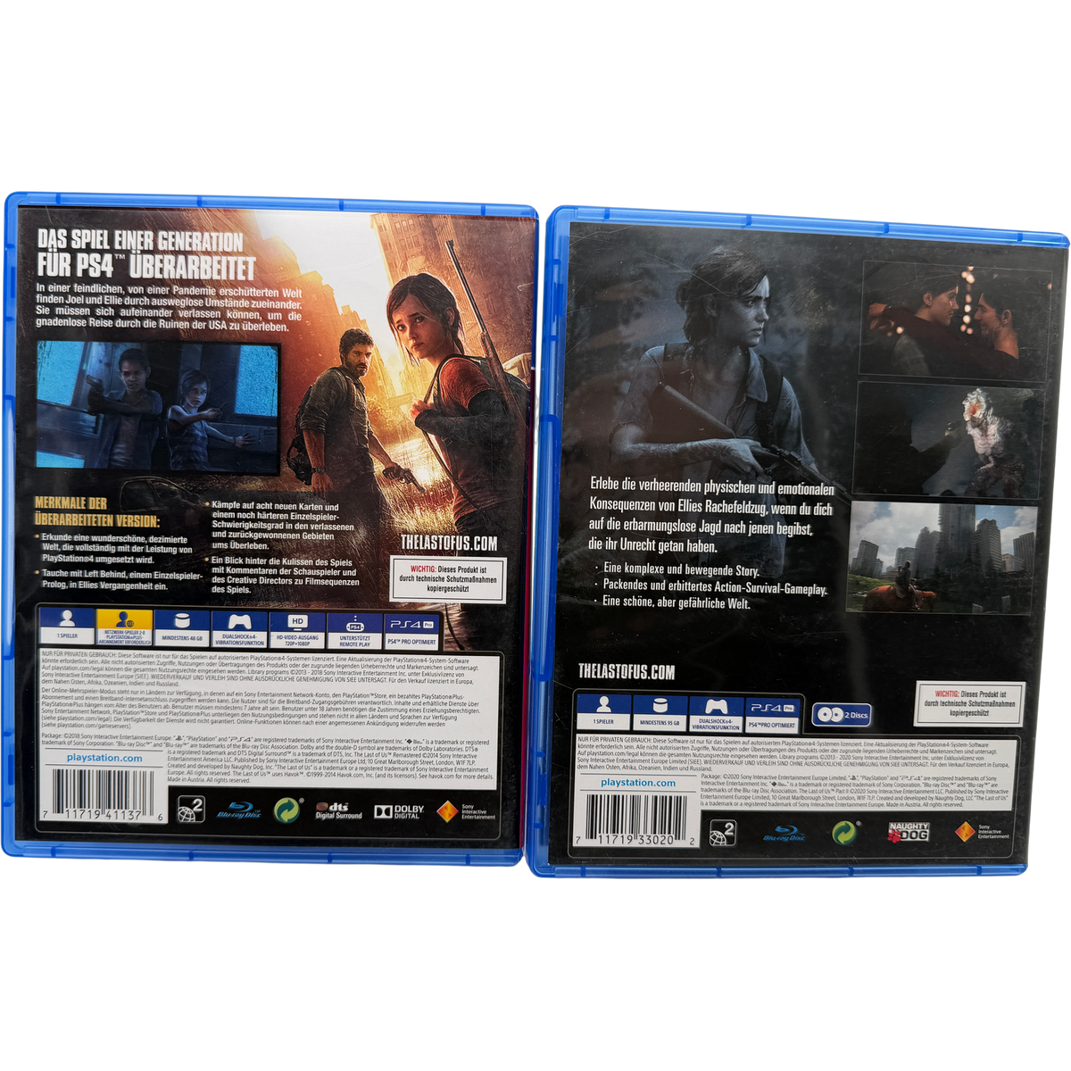 The Last of Us Remastered + 2 Part II Bundle