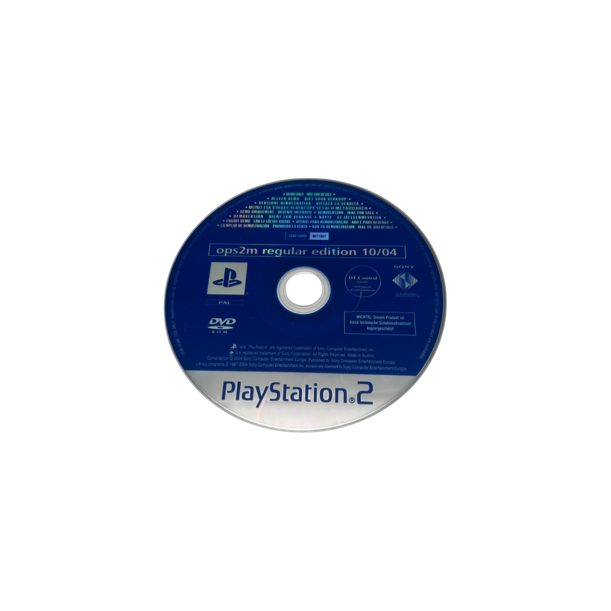 OPS2M Demo-CD Sammlung (8 Discs)