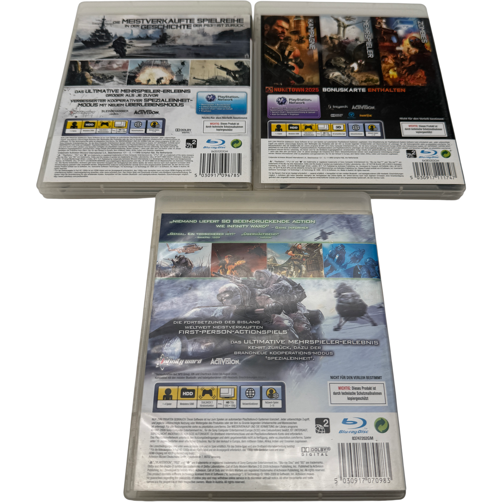 Call of Duty MW 2 3 BO 2 Bundle