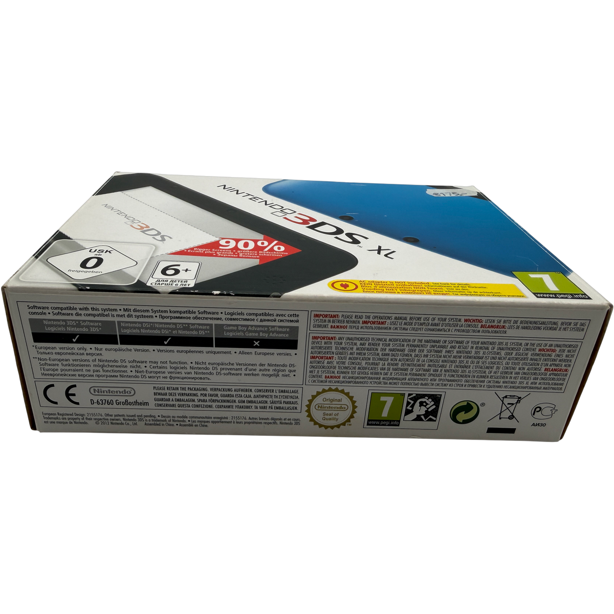 Nintendo 3DS XL blau Konsole