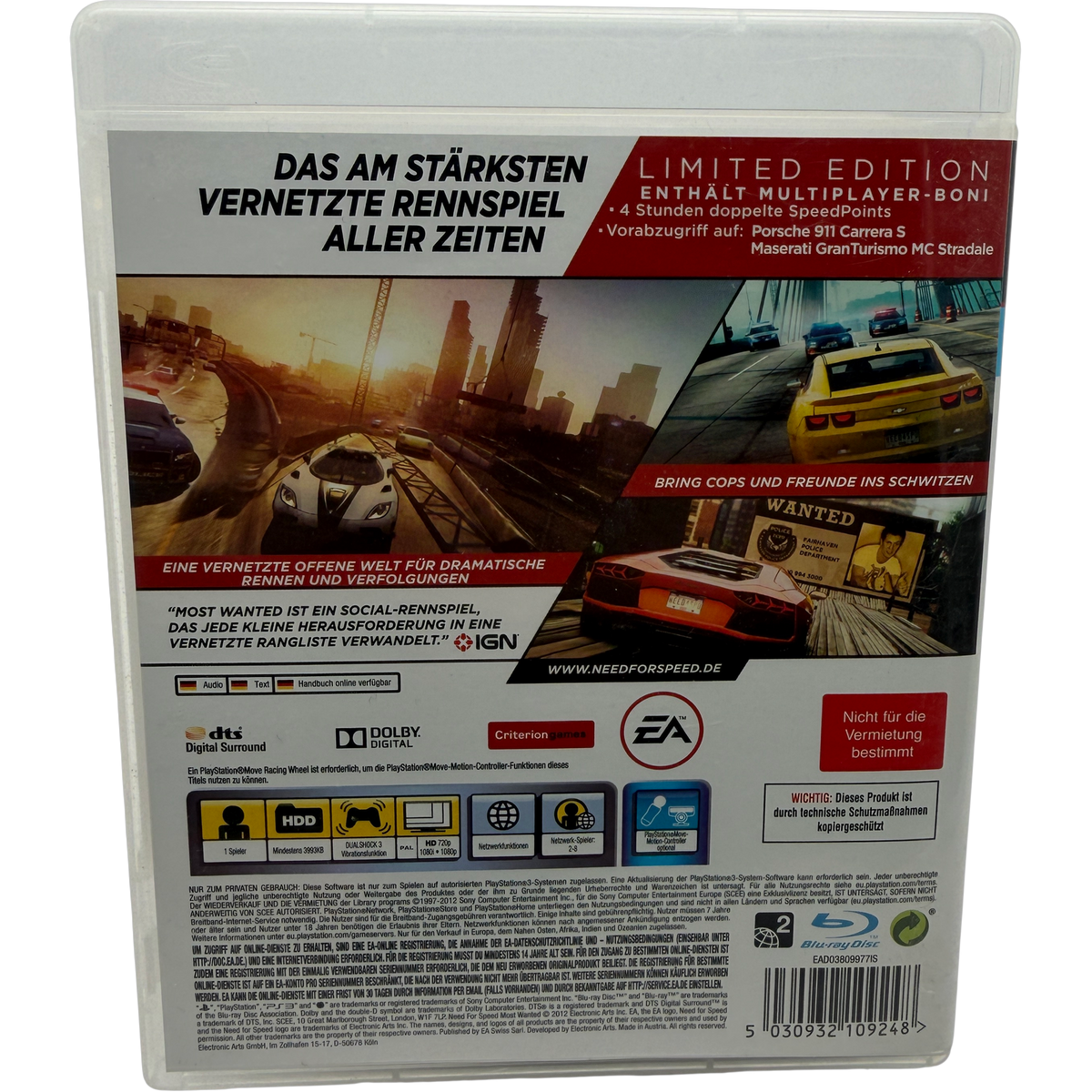 Need For Speed: Most Wanted-Limited Edition