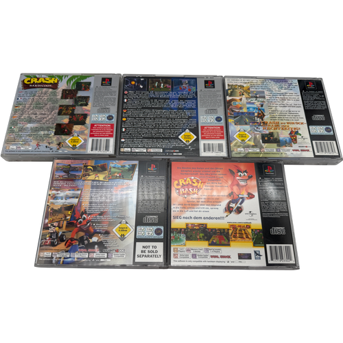 Crash Bandicoot 1 2 3 CTR Bash Team Racing Warped Bundle