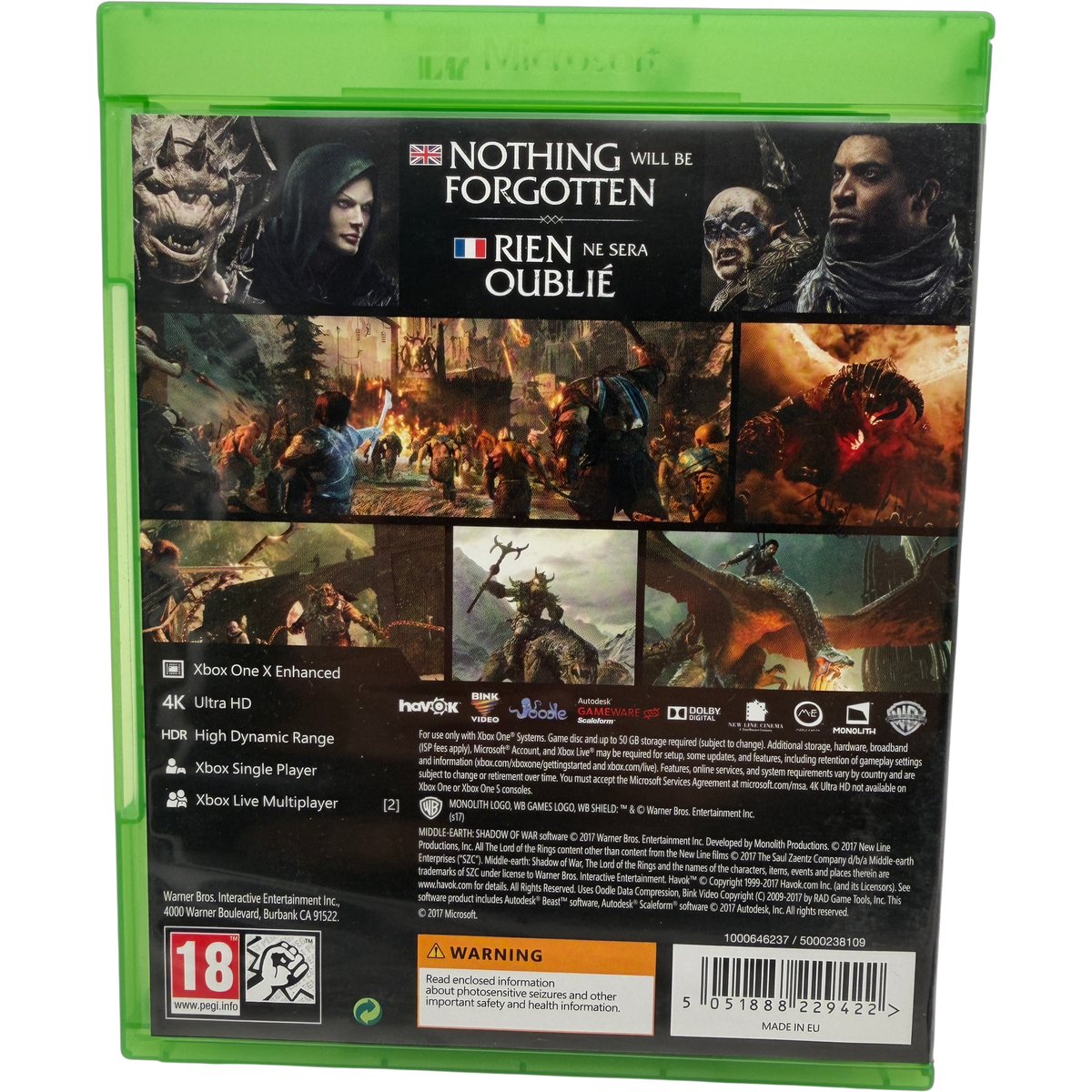 Middle Earth Shadow of War