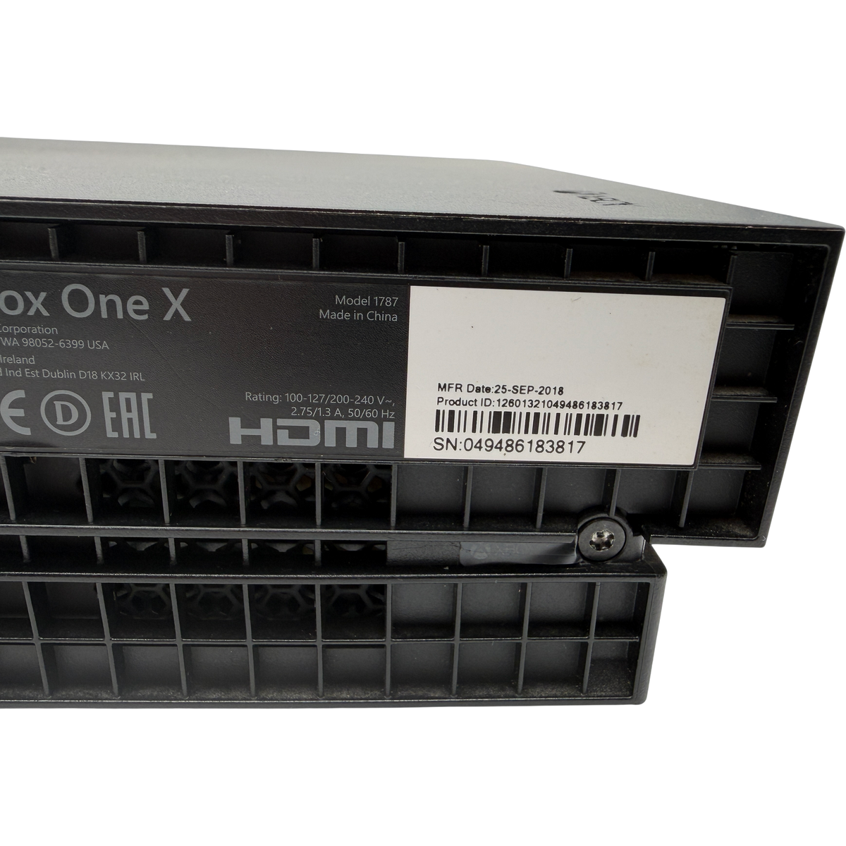 Microsoft Xbox One X 1tb schwarz Konsole