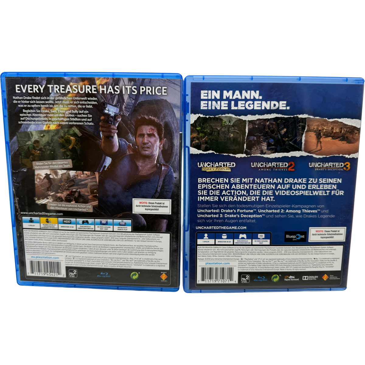 Uncharted 1 2 3 4 Nathan Drake Collection Thiefs Bundle
