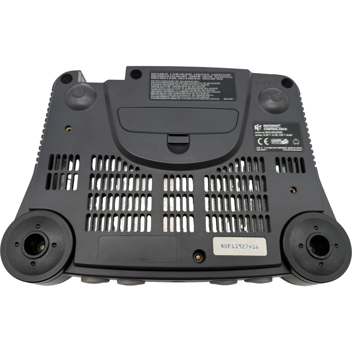 Nintendo 64 Schwarz Konsole
