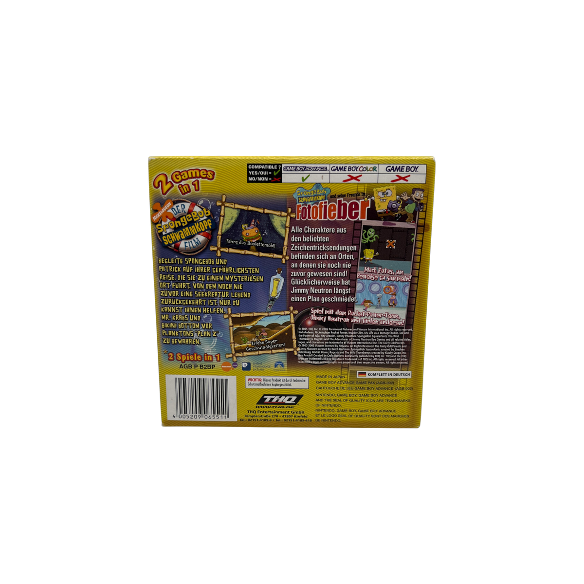 2 Games in 1: Spongebob im Fotofieber + Spongebob: der Film