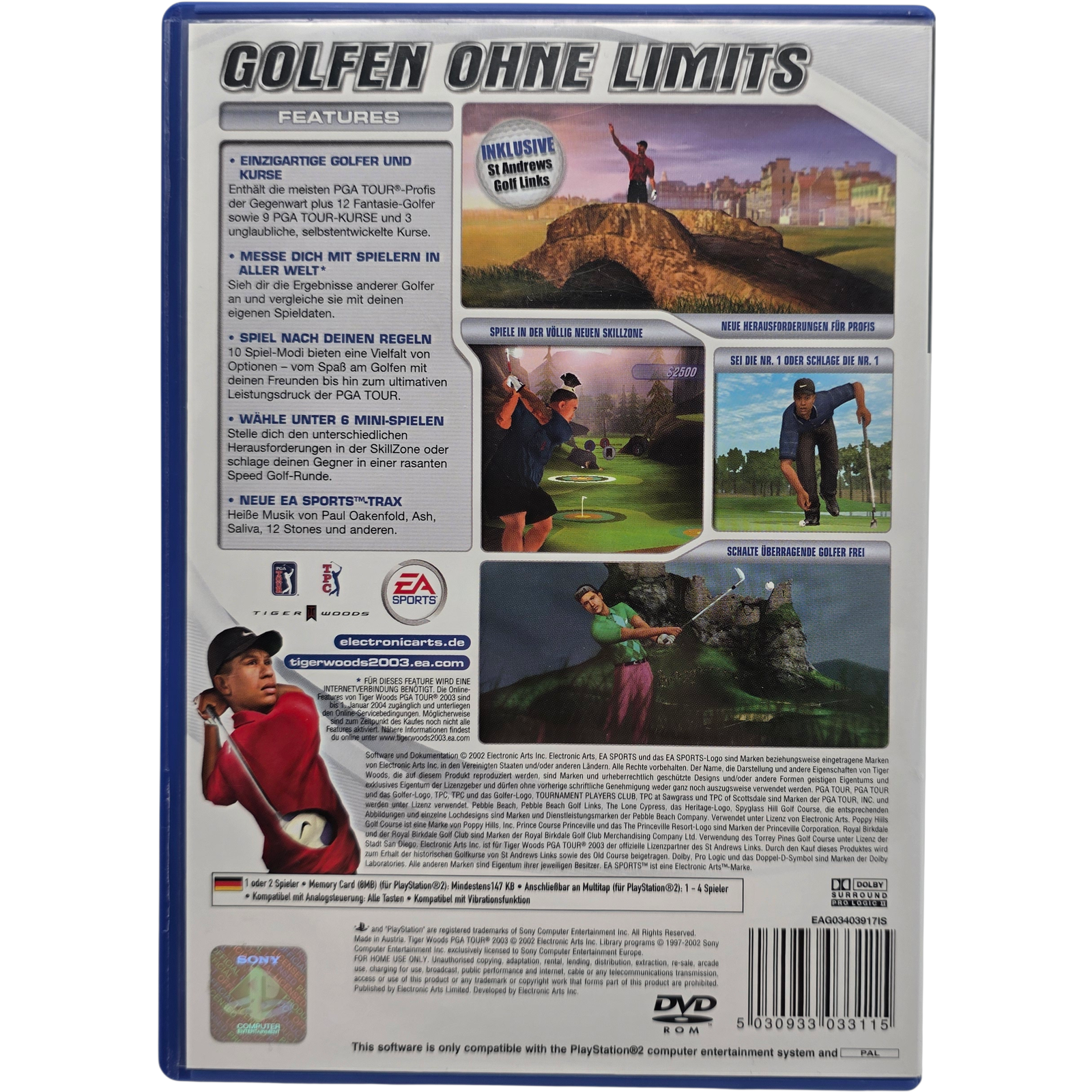 Tiger Woods Pga Tour 2003