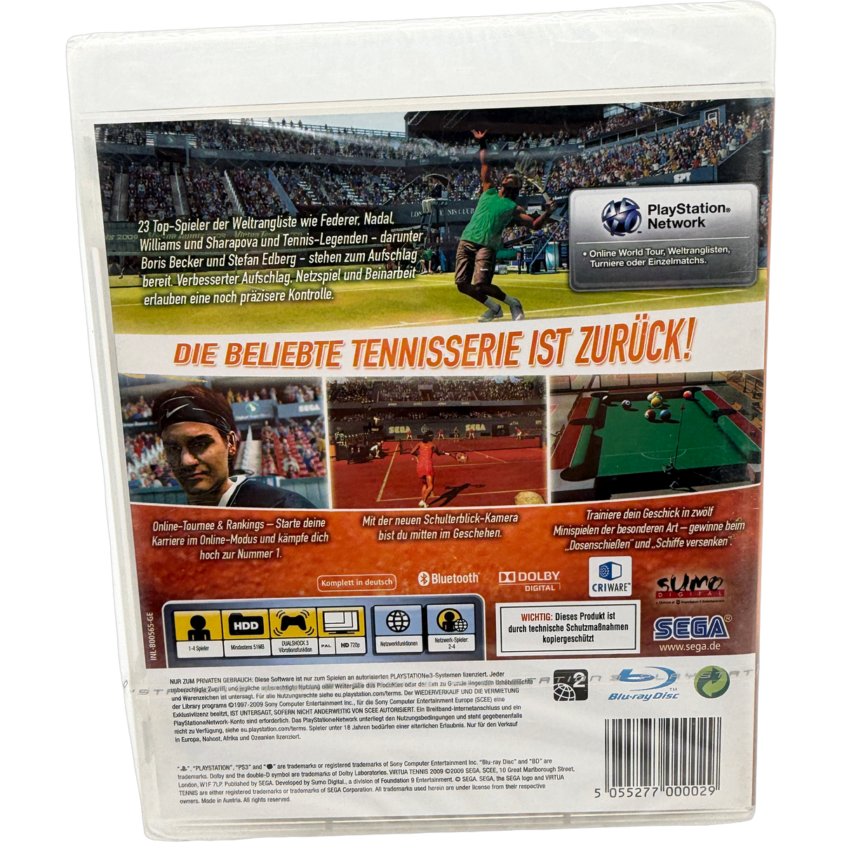 Virtua Tennis 2009 Neu