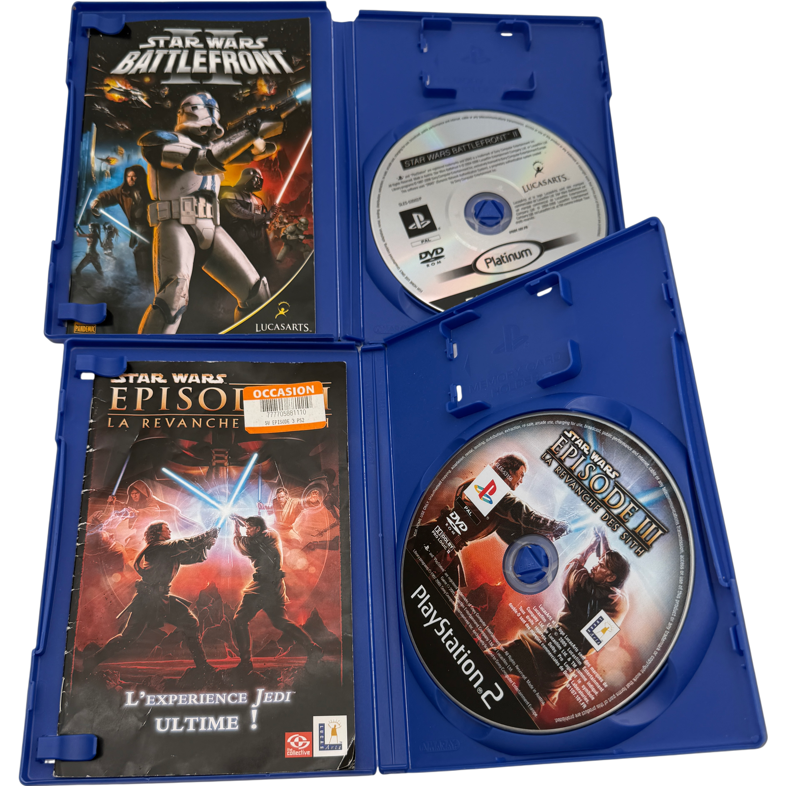 Star Wars Battlefront 2 & Revanche des Sith francais Bundle