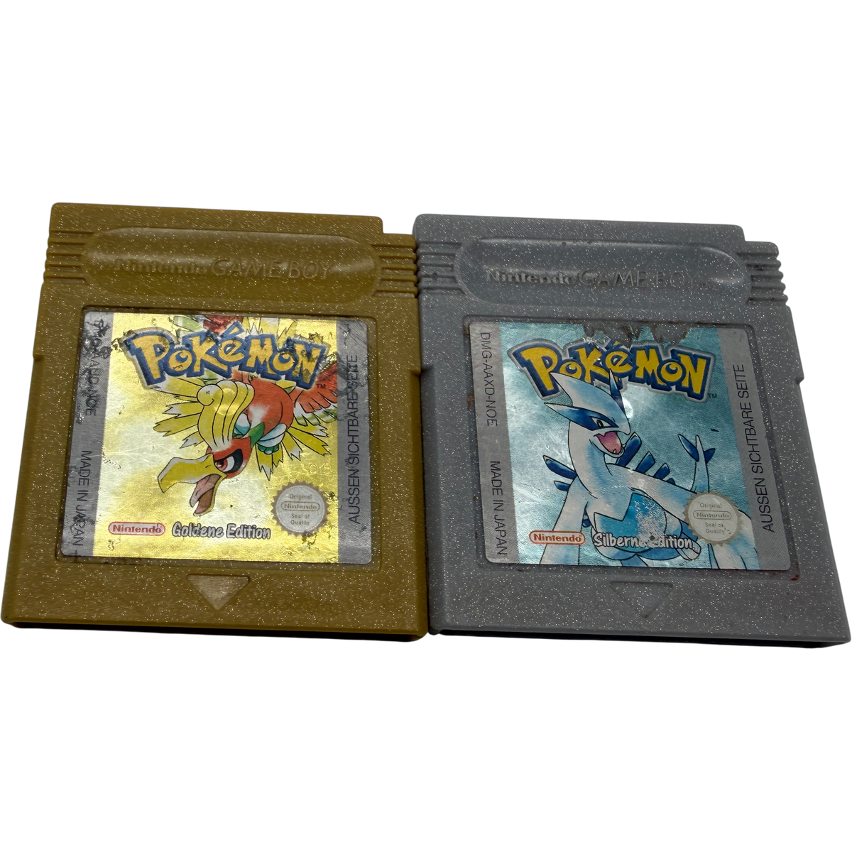 Pokemon gold + silber - neue Batt. Bundle
