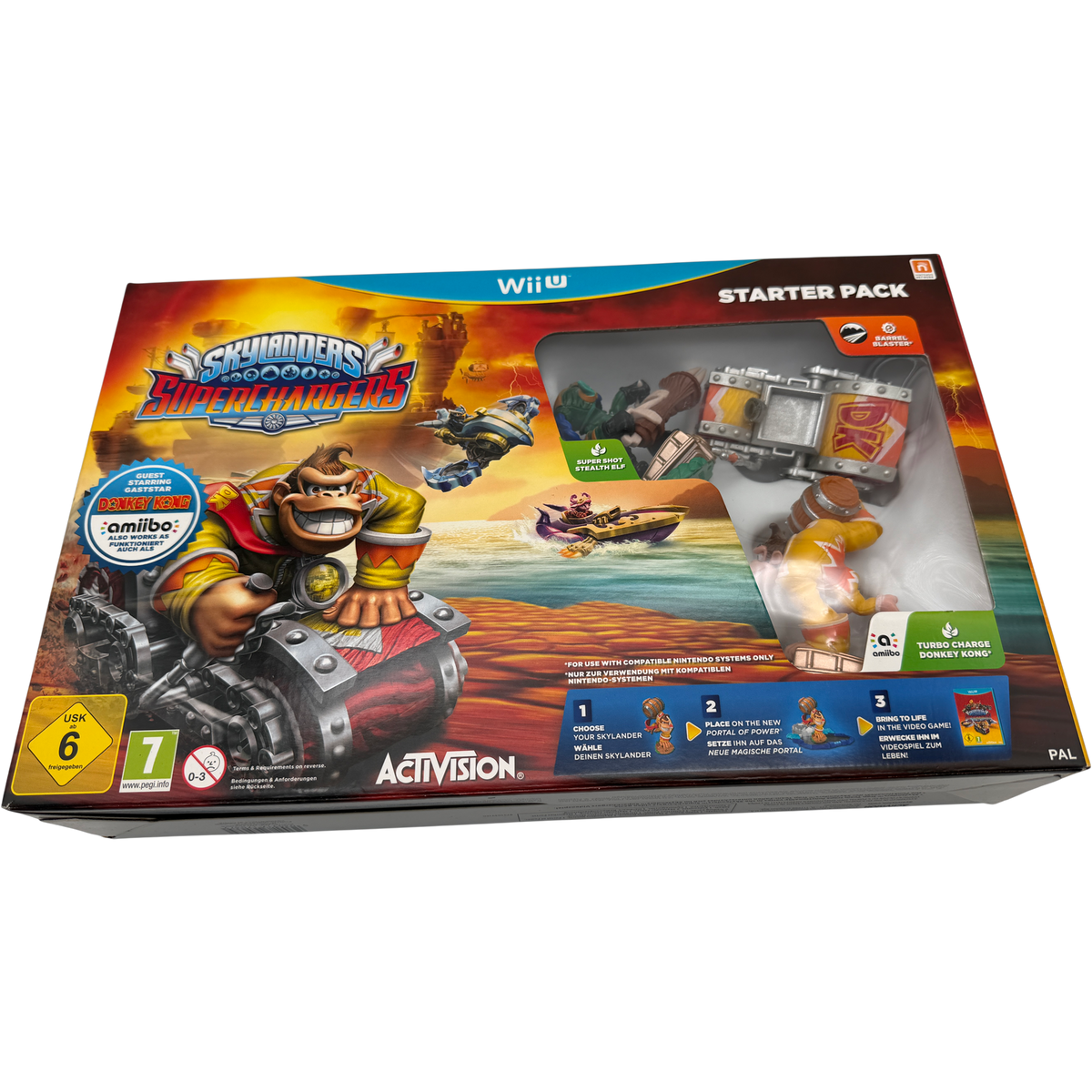Skylanders Superchargers Starter Pack Donkey Kong OVP