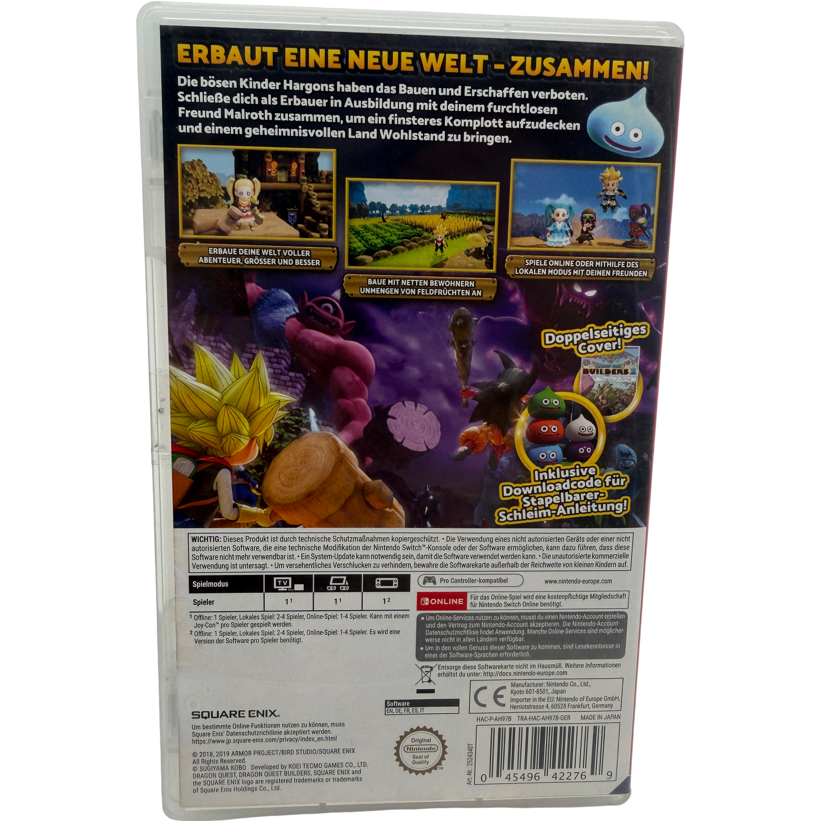 Dragon Quest Builders 2 ink Slime Recipe