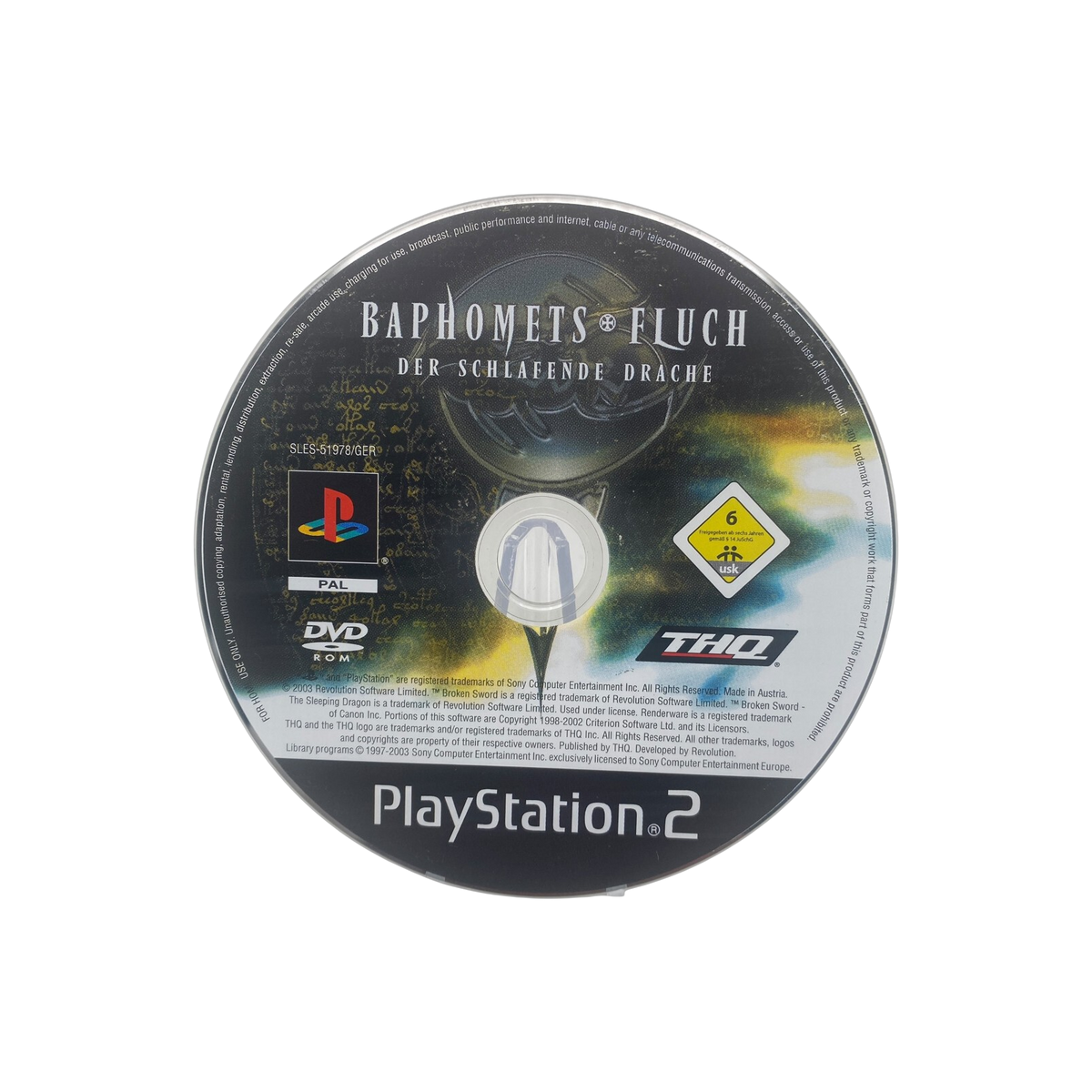 Baphomets Fluch der schlafende Drache (nur CD ohne OVP)
