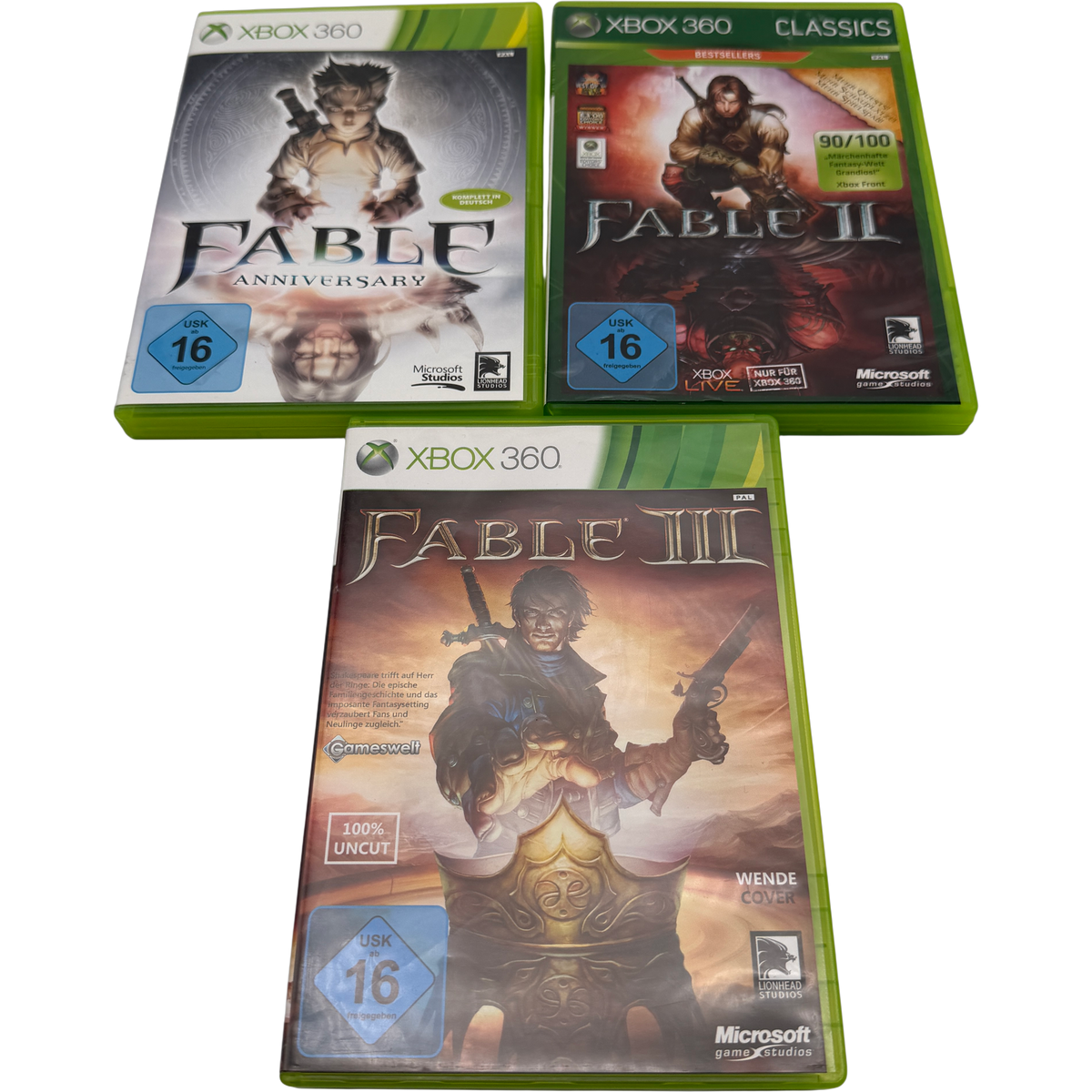 Fable Anniversary + 2 + 3 II III Bundle