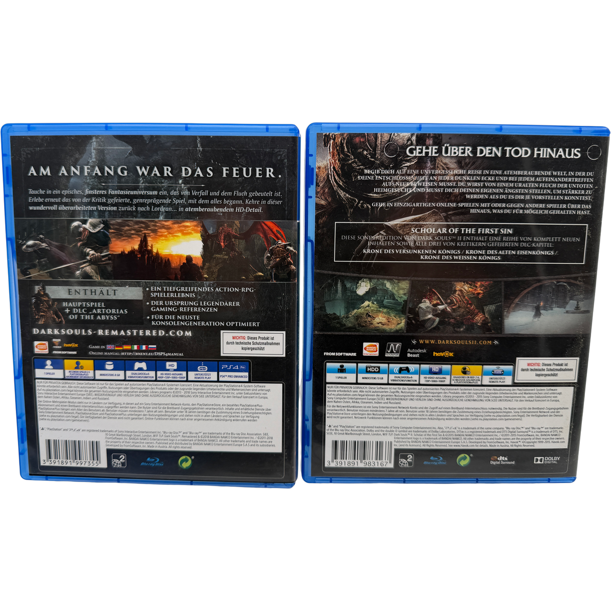 Dark Souls Remastered + 2 II Scholar of first Bundle