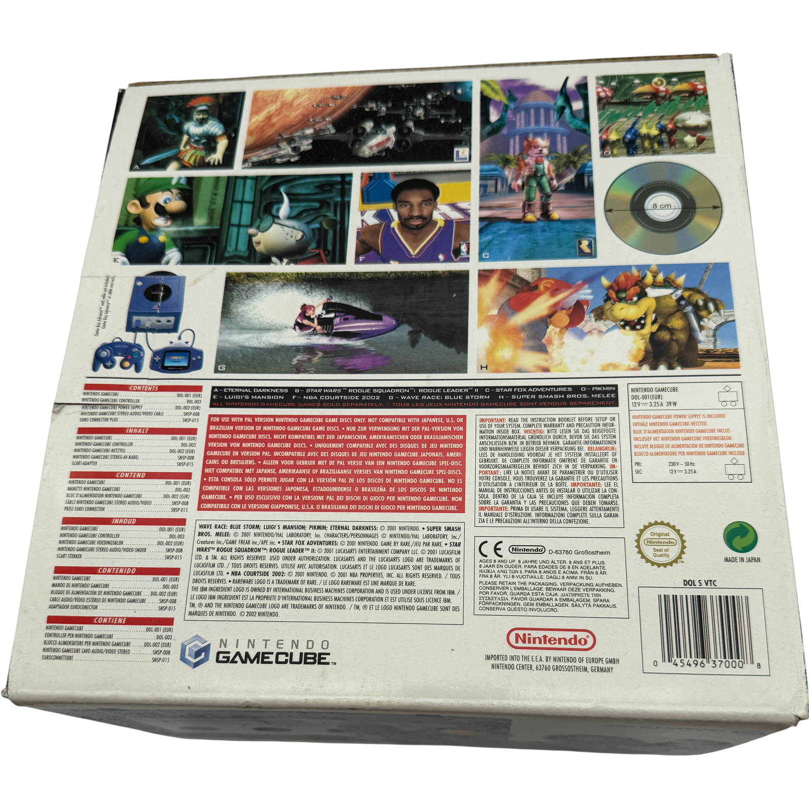Nintendo GameCube Lila DOL-001 EUR Konsole
