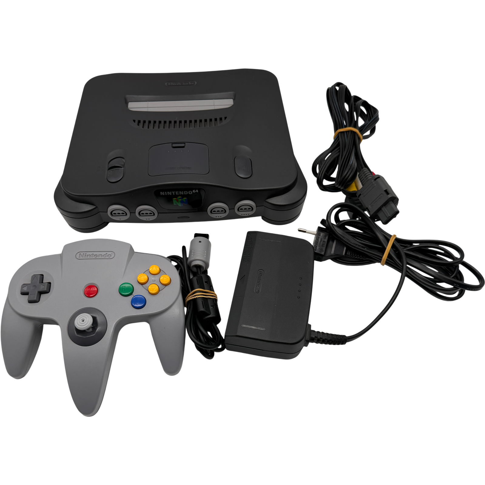 Nintendo 64 Schwarz (Charcoal Gray) Konsole