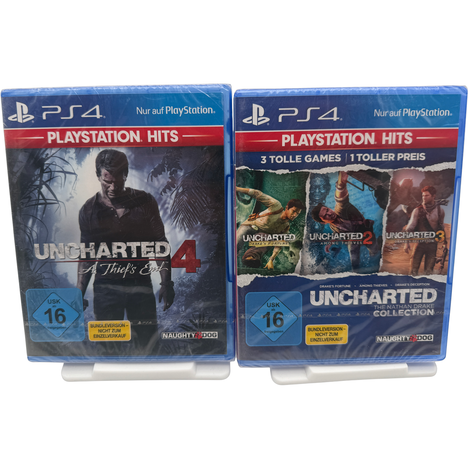 Uncharted 4 & Nathan Drake Collection Neu 1 2 3 4 Bundle Neu