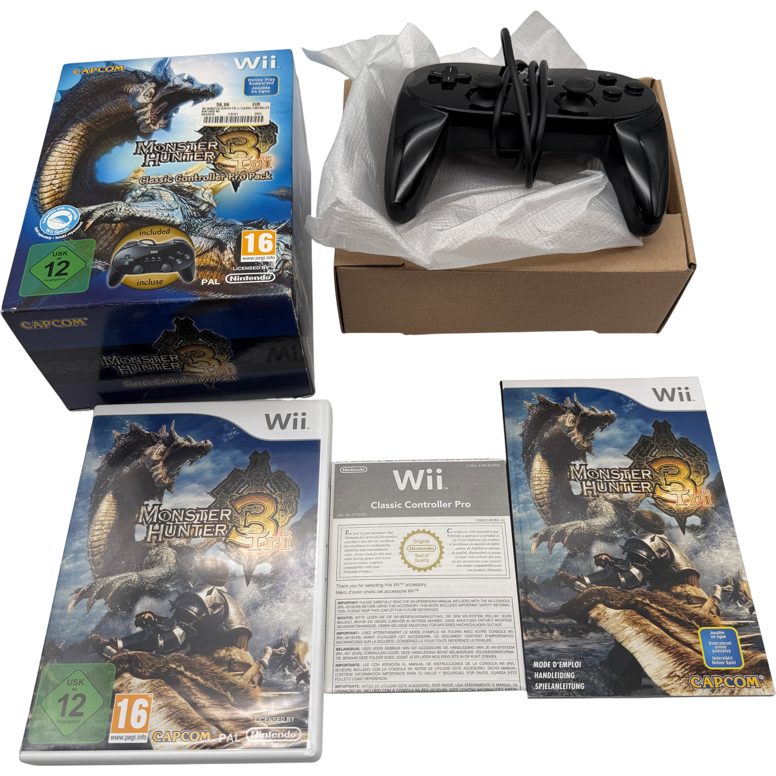 Monster Hunter 3 TRI Classic Contr. Pro Pack