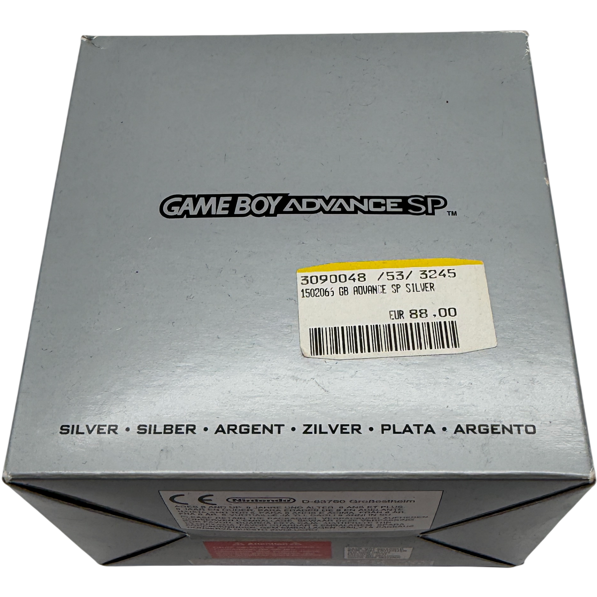 Nintendo Game Boy Advance SP AGS-001 silber Konsole