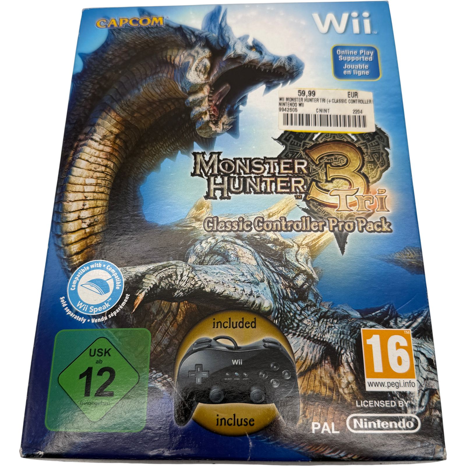 Monster Hunter 3 TRI Classic Contr. Pro Pack