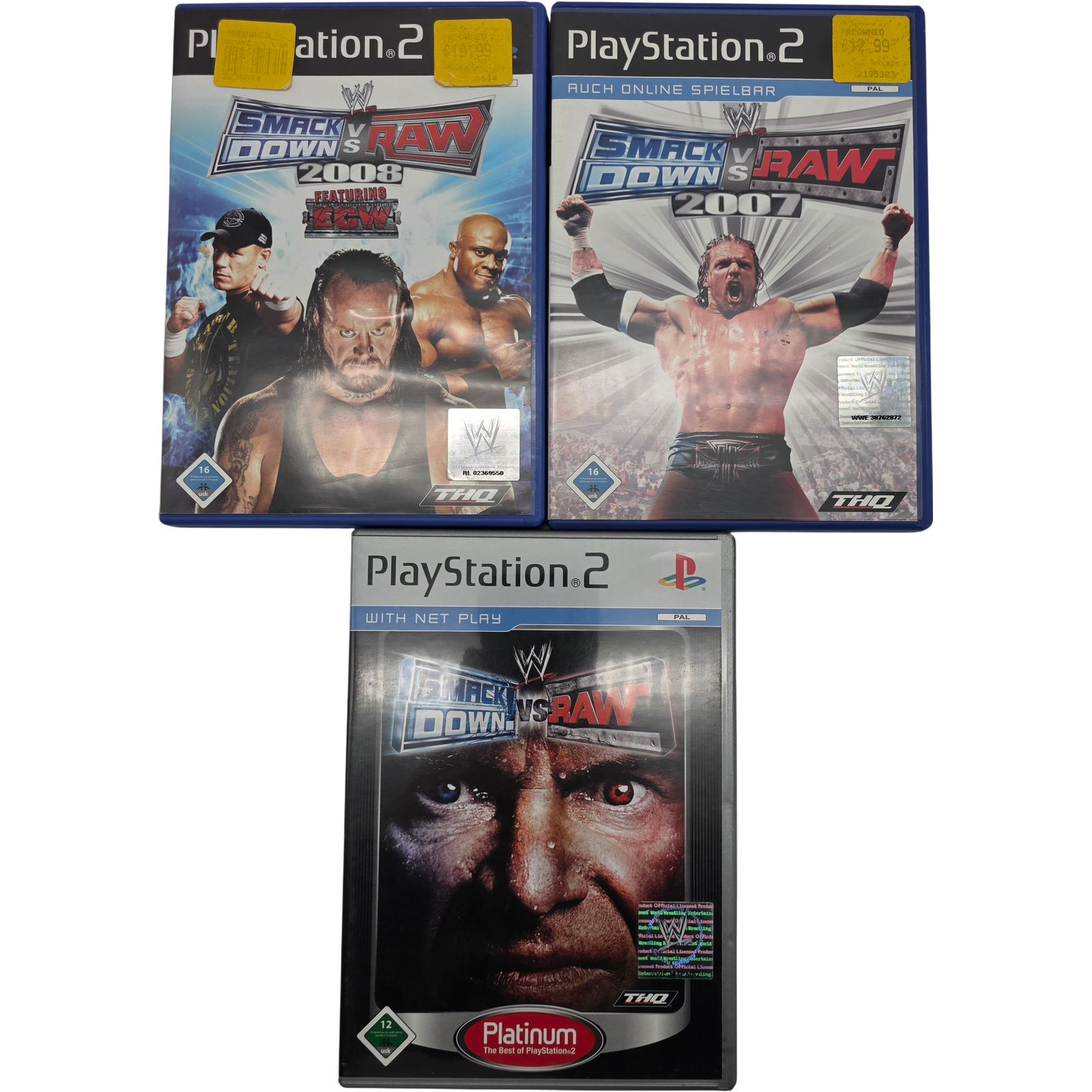 WWE Smackdown VS Raw & 2007 & 2008 Bundle