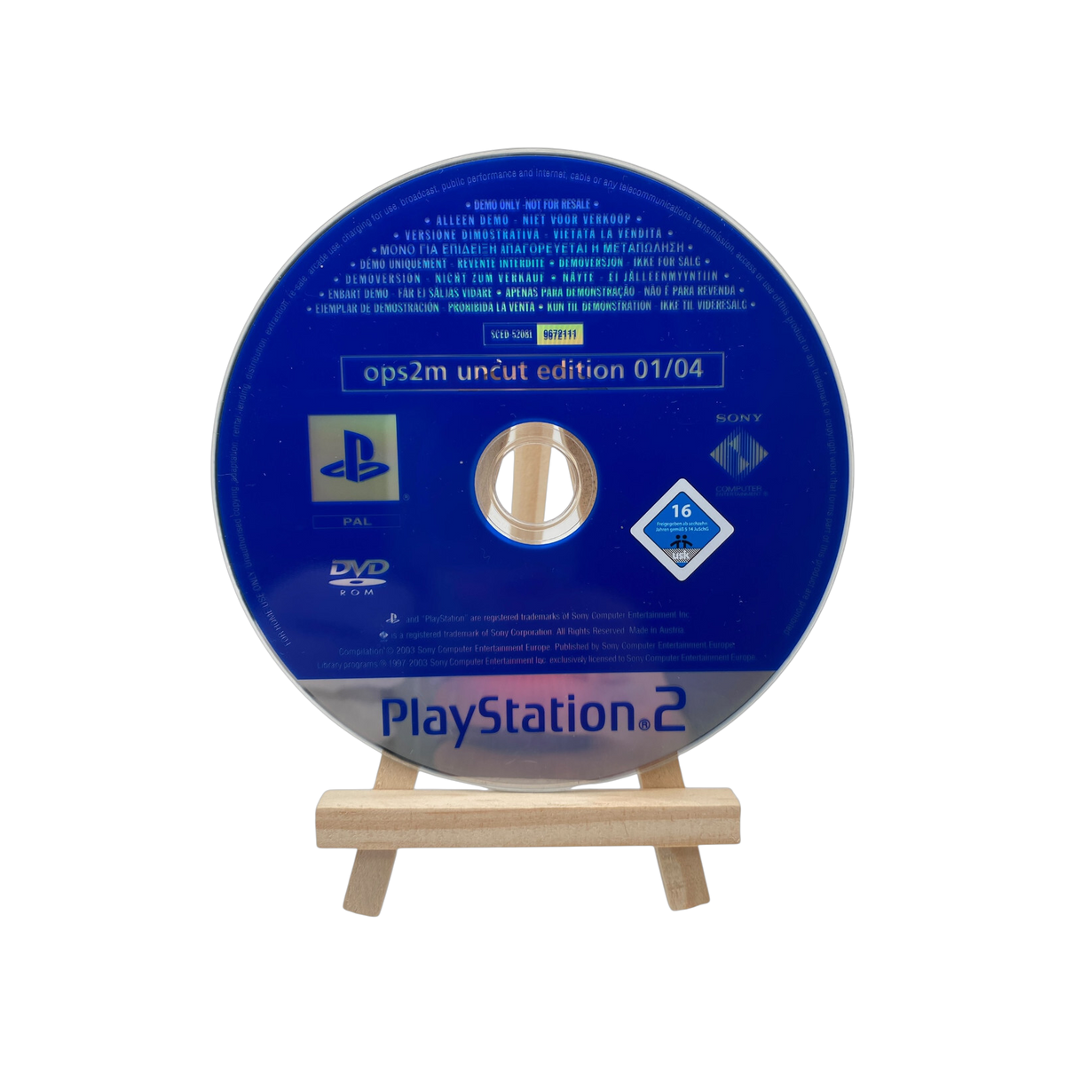 OPS2M Demo-CD Sammlung (8 Discs)