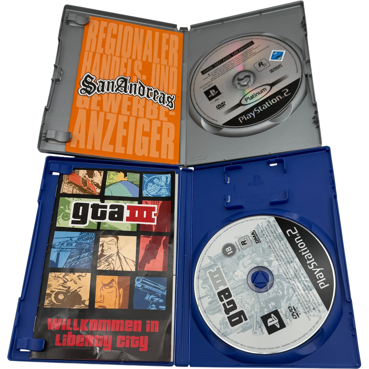 GTA San Andreas + Grand Theft Auto 3 III Bundle
