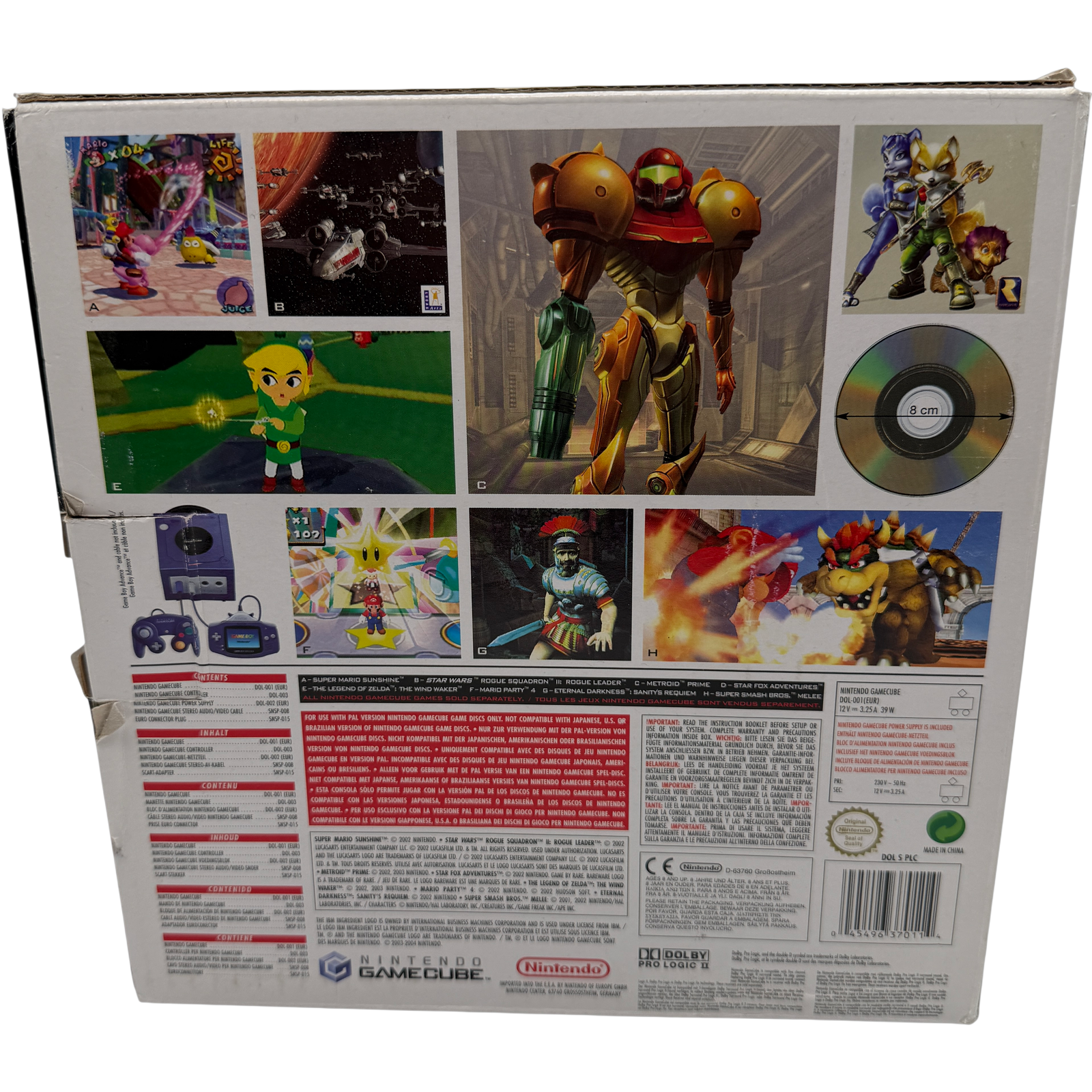 Nintendo GameCube Silber DOL-001 silver Konsole
