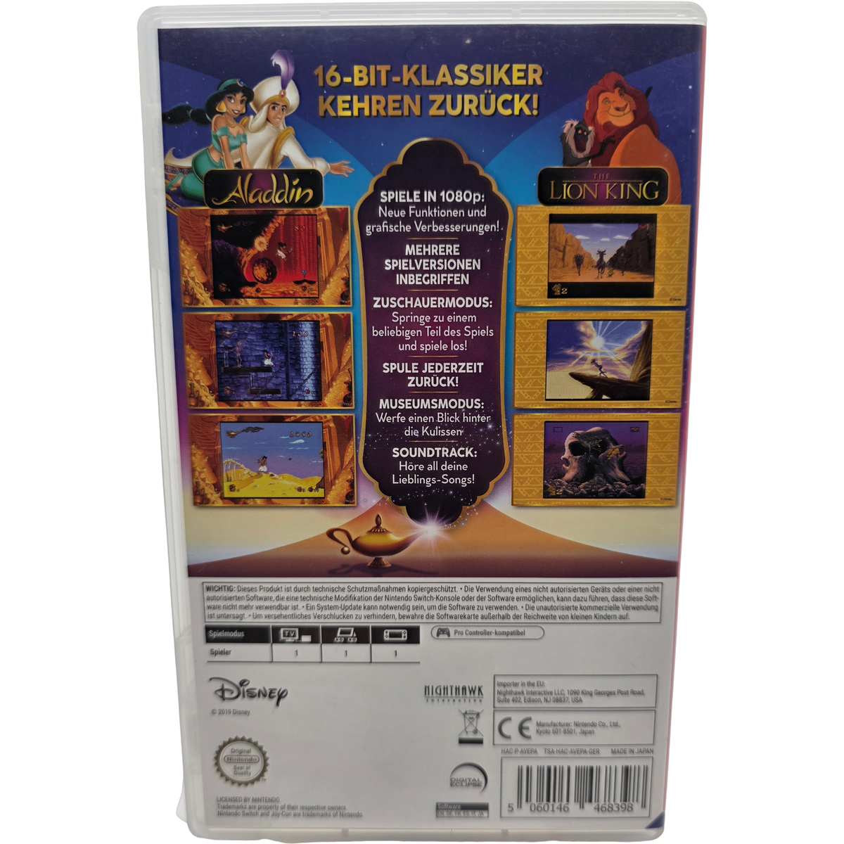 Disney Classic Games Aladdin And The Lion King