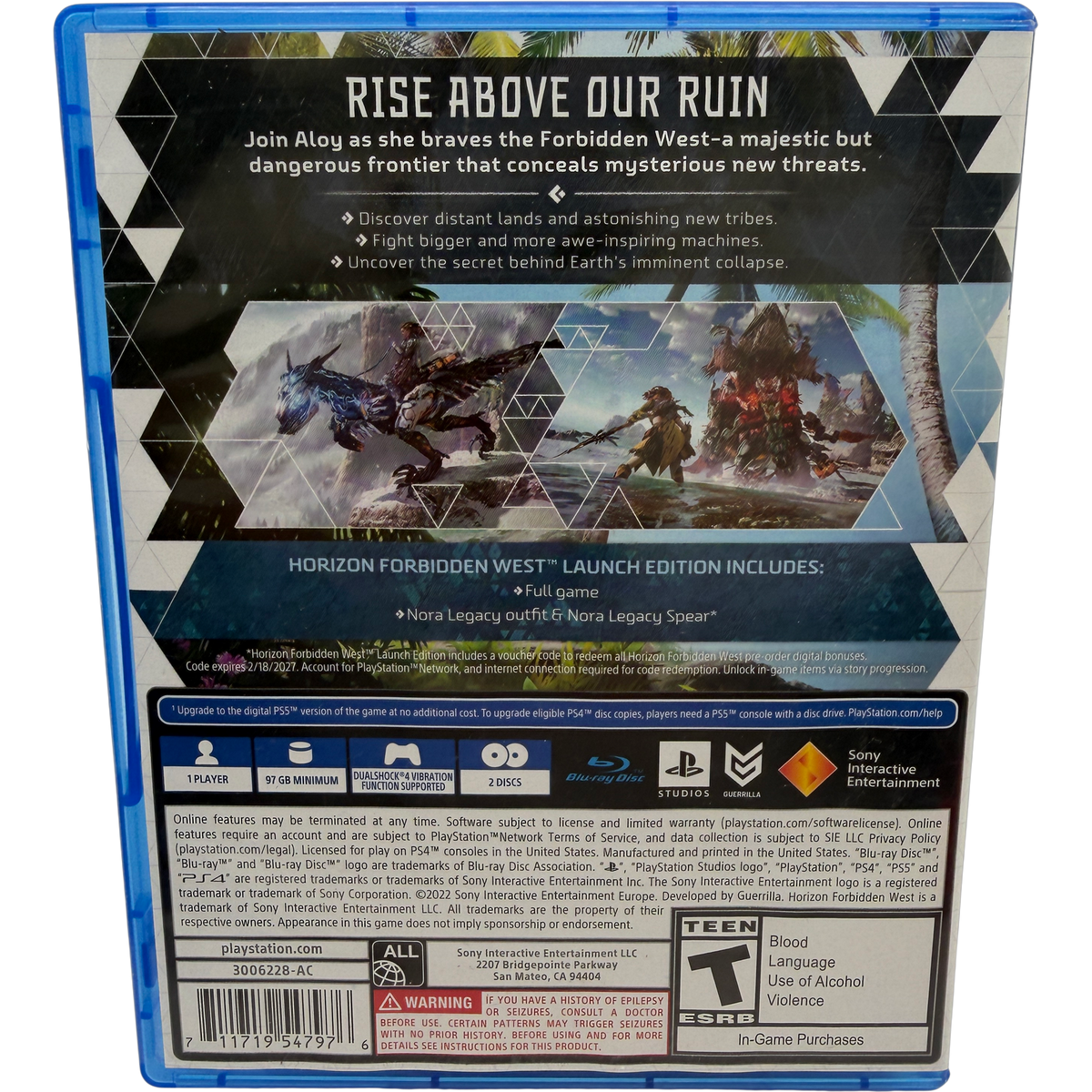 Horizon Forbidden West Launch Edition