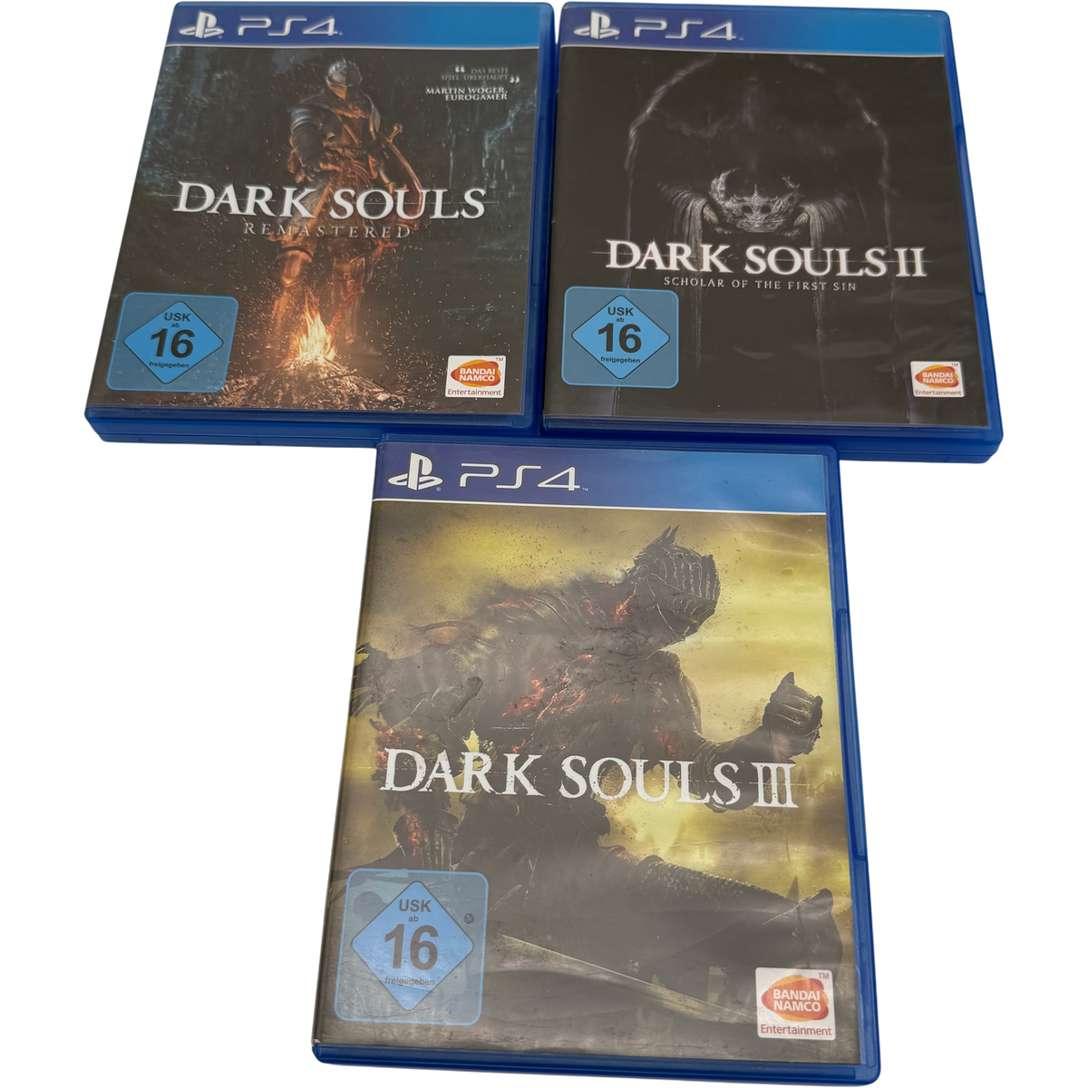 Dark Souls Remastered + 2 + 3 II III Bundle