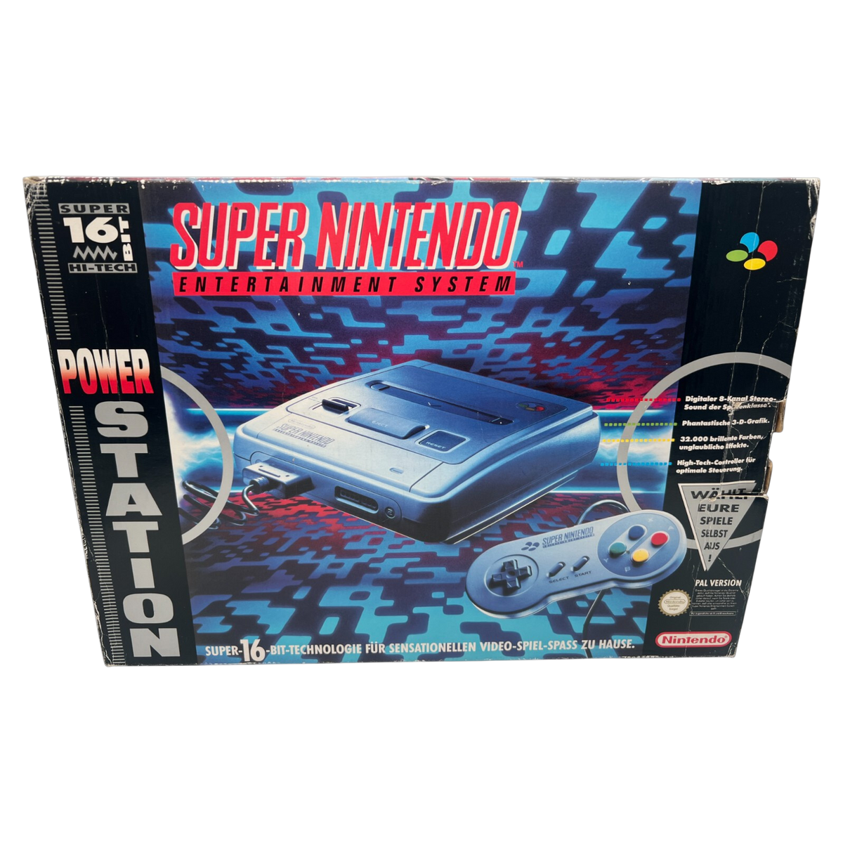 SNES PAL Grau Konsole